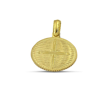 Κωνσταντινάτο μενταγιόν χρυσό Κ14